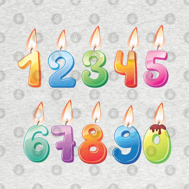 candles numbers by HarrisonAlbertinenw